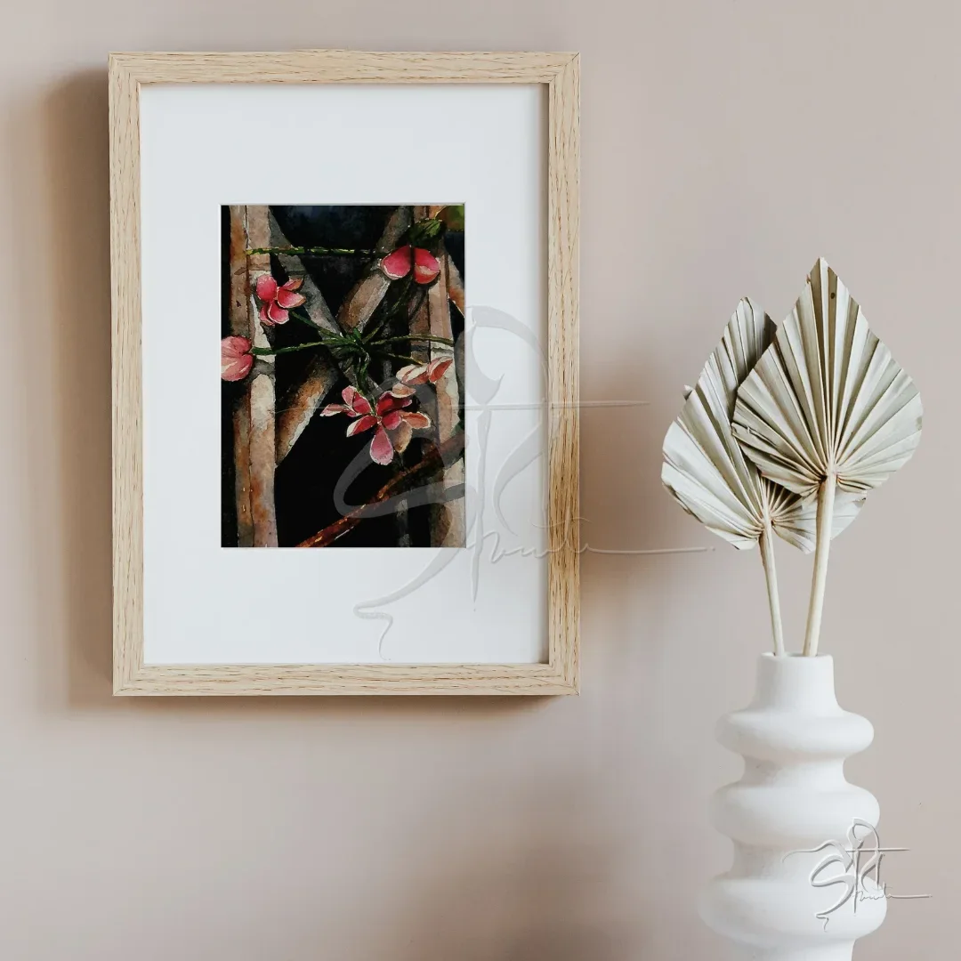 A corner at your home, Watercolor