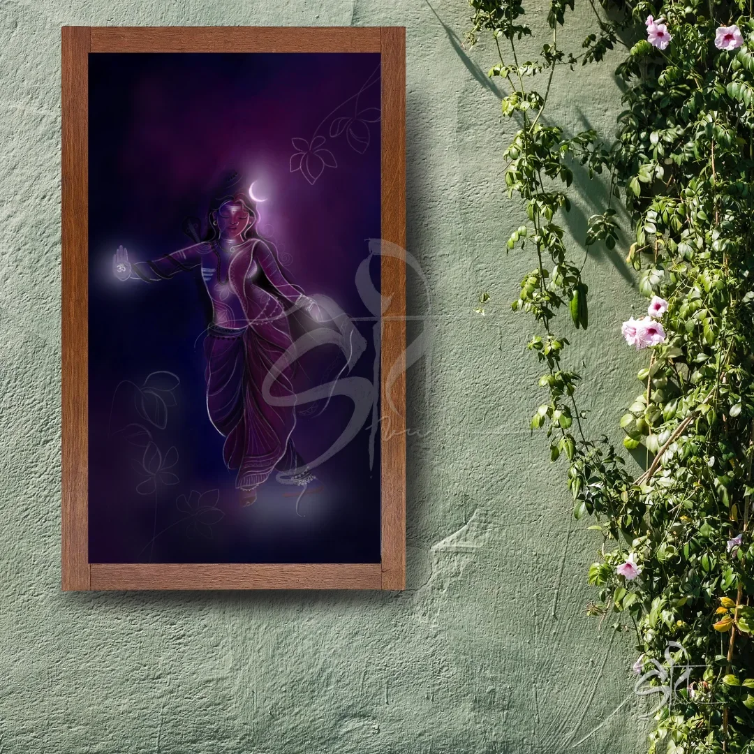 Ardhnareshwara, Digital print